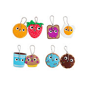 Kidrobot YUMMY Breakfast Key Cover 2-Pack Display Box